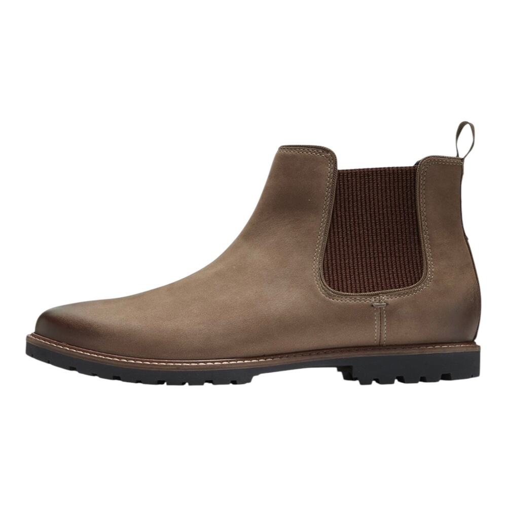 Cole Haan Men's Midland Water Resistant Lug Sole Chelsea Boots Beige Size 11 1/2